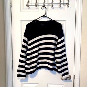 J. Crew Always navy striped sweater, perfect closet  staple piece.